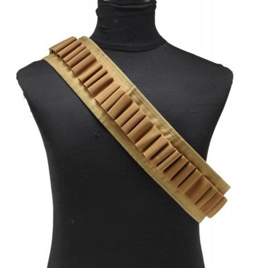 Ceinture De Cartouches Déguisement - 96 Cartouches Dorées - Longueur 150 Cm - Idéale Costume Militaire, Cosplay, Fête - 7