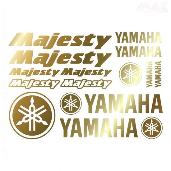 14 stickers MAJESTY 125 – OR – YAMAHA sticker MAJESTY 125 - YAM449