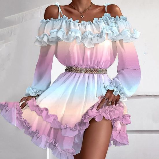 Generic Robe décontractée pour femme - Robe dété 2025 - Robe