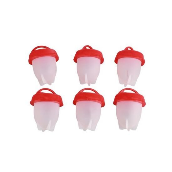 Coquetiers à œufs – Coquetiers En Silicone | Support De Rangement Pour 6 œufs De Cuisine, Cuiseur à œufs Durs, Coquetiers à La Coque, Support De Moule De Cuisson Pour œufs à