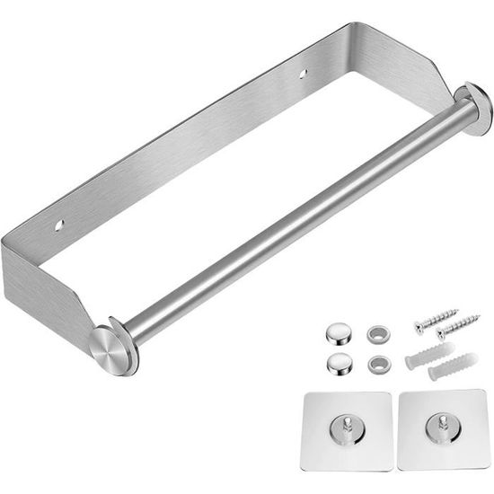 Porte Sopalin, Porte Rouleau Papier Cuisine, Porte Essuie Tout De Cuisine Sous Larmoire Support Essuie Tout Derouleur Essuie Tout Support Sopalin Pas De Percage A 295cm 89992767