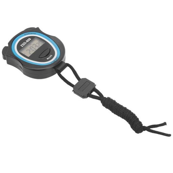 Lot De 2 Chronomètres électroniques étanches – Grand écran, Mode Compteur / Horloge / Réveil, Avec Lanière