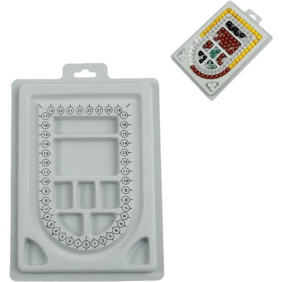 Plateau Perles à Bijoux 2 Pièces - Planche Conception Bracelet Et Collier - Plastique Floqué