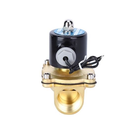 Keenso Solénoïde 12 volts, électrovanne électrique en laiton N/O, huile Keenso Solénoïde 12 volts, électrovanne électrique en laiton N/O, huile