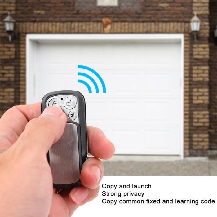 Clonage télécommande à glissière à code fixe diapositive à fréquence ajustable(Fréquence Réglable 280-490MHz,)-TIM