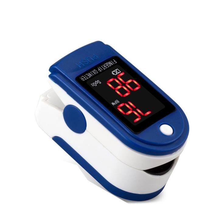 Oxymètre de Pouls Doigt,Oximeter Pulse Portable, Saturation d'Oxygène dans Le Sang,la Remise en Forme et Les Sports extrêmes