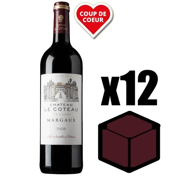 X12 Château Le Coteau 2015 75 cl AOC Margaux Rouge Vin Rouge