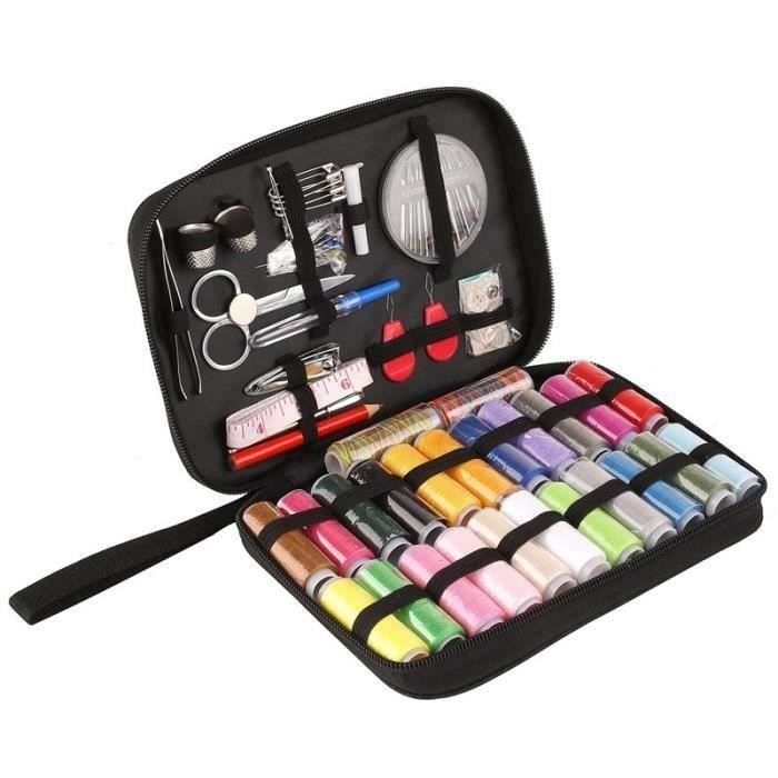 Fournitures de couture DIY avec 94 accessoires de couture, Kit de couture portable pour les fixations pour debutants,avec et At68565