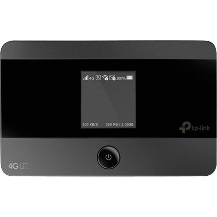 Hotspot WiFi 4G mobile TP-LINK M7350 V4 jusqu'à 10 appareils 150 Mo-s avec lecteur de carte microSD noir
