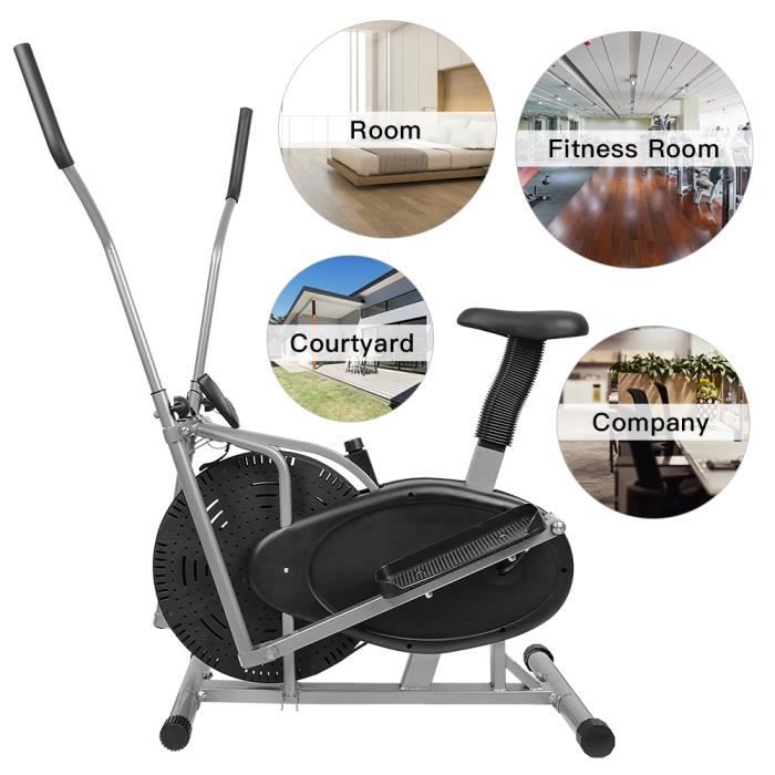 YMY Vélo Elliptique Fitness Avec Écran LCD Entraînement Complet Résistance Réglable Poids Max 100 KG Masse D'inertie 2 Kg