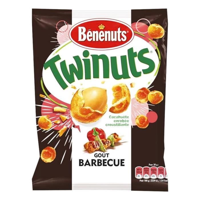 Bénénuts - Bénénuts Twinuts Goût Barbecue 150g (lot de 3)