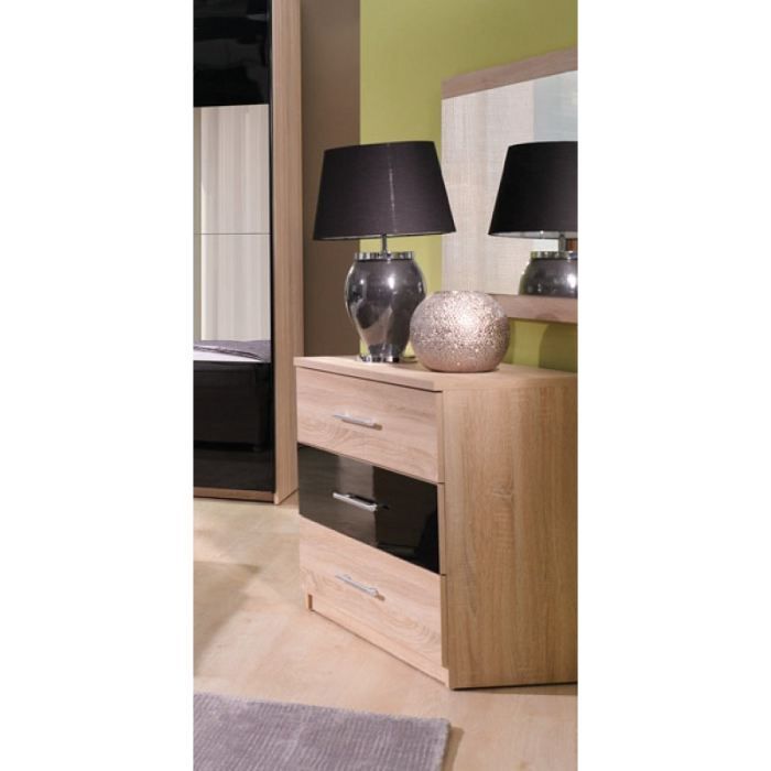 Commode avec miroir Dali - naturel