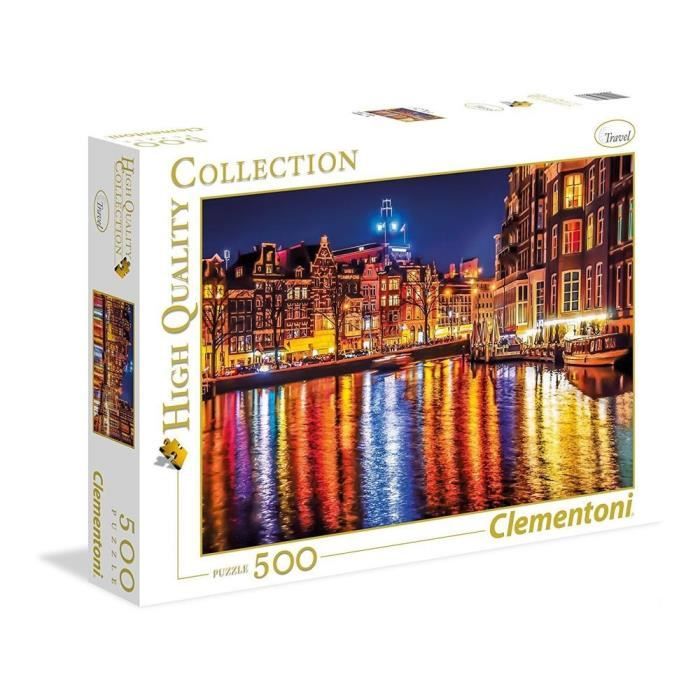 Clementoni - 500 pièces - Amsterdam