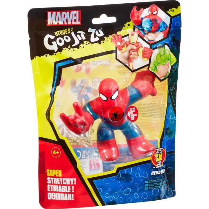 Goo Jit Zu Marvel - 41137 - Figurine 11cm Spiderman