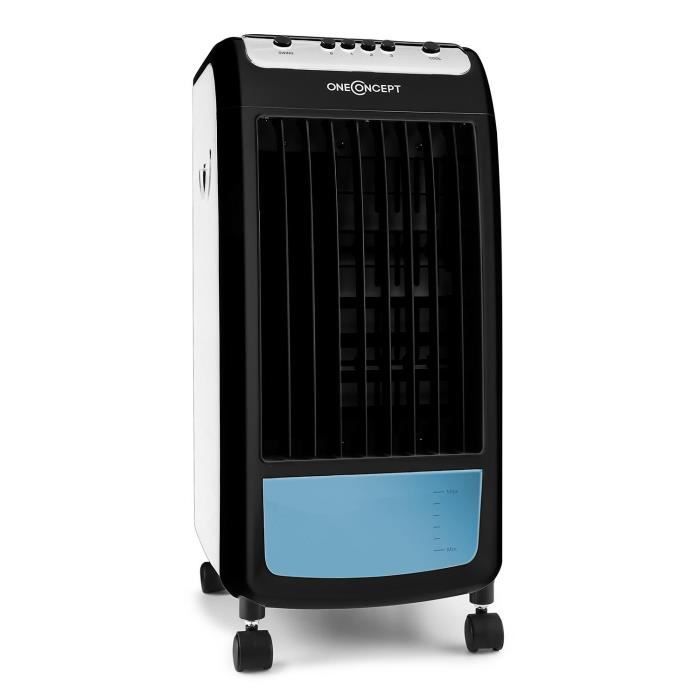 Rafraîchisseur d’air - OneConcept CarribeanBlue - Ventilateur - 70W - Blanc & noir