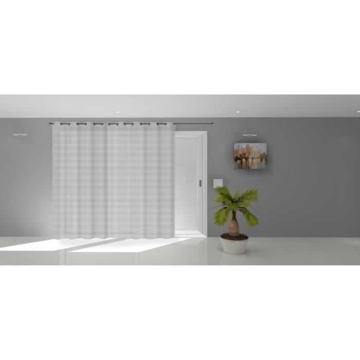 SOLEIL D'OCRE Voile à oeillets Nicolas - 280 x 250 cm - Gris