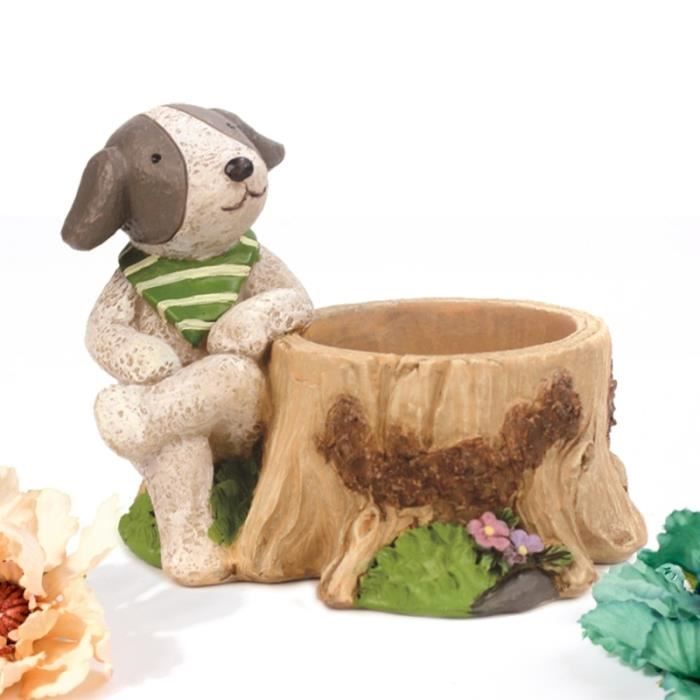 Dessin animé chien Pots de fleurs chambre d'enfants décor de bureau en pot de créatif décoration de la JARDINIERE - BAC A FLEUR