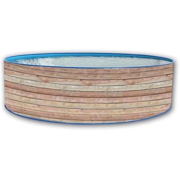 PINUS Piscine ronde en acier 350x90cm