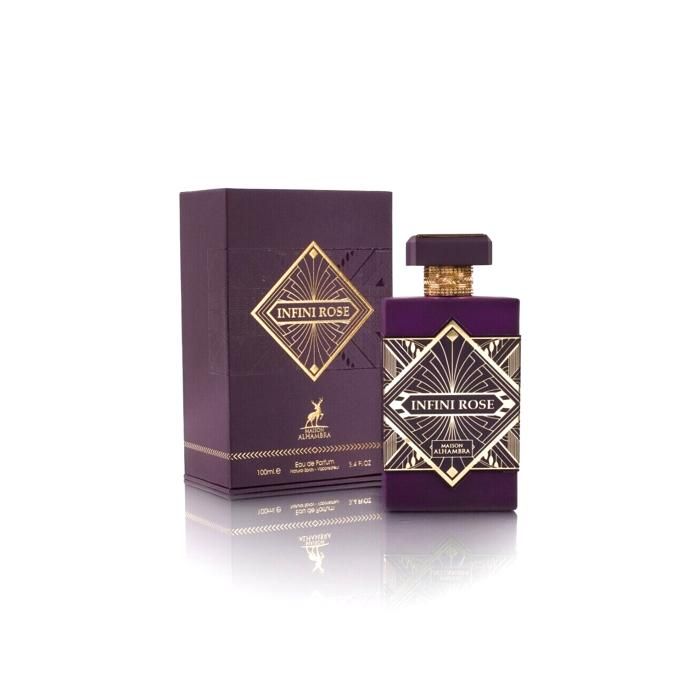 Parfum Infini Rose EDP - Maison Alhambra - 100 ML - Oriental - Ambré - Gourmand