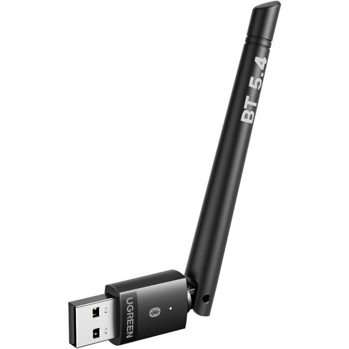 Dongle Bluetooth 5.4 USB - Clé Adaptateur PC Longue Portée 150m, Antenne 5dBi, Plug & Play | Pour Casque, Clavier, Souris