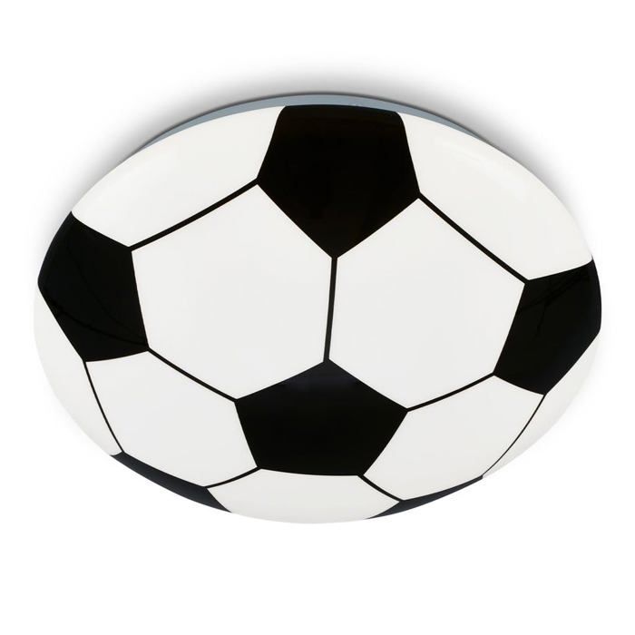 Plafonnier LED football lampe football lampe pour chambre denfant plafonnier chambre denfant verre 12 watts 275x65 mm Noi