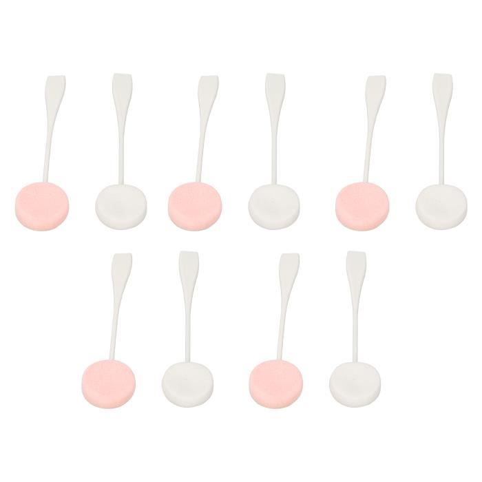 8 Pièces Houpette Aquillage, Houppettes à Poudre Bouffées De Coton De