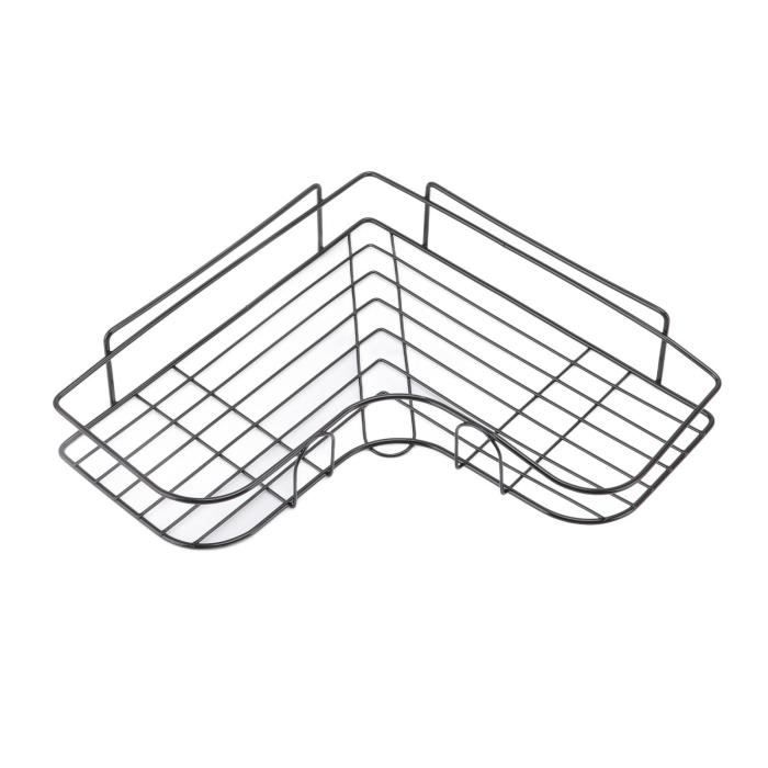 support d'angle de salle de bain étagère d'angle support en fer support de rangement triangulaire installation sans trou