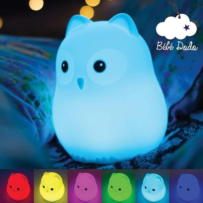 Bebe Dodo Veilleuse Bebe Enfant Lumiere Led Douce Apaisante Incassable Rechargeable Usb Change De Couleur Basse Consommation Cdiscount Puericulture Eveil Bebe
