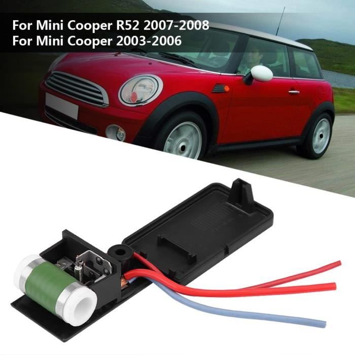 Résistance de ventilateur de moteur 17117541092R de refroidissement pour le modèle Mini Cooper R50 R52 R53 03-08