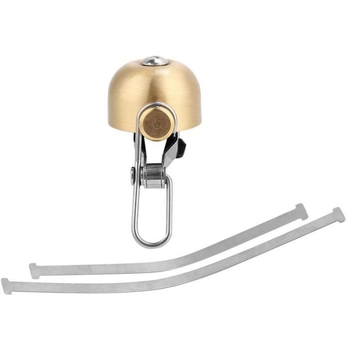 Cloche De Vélo Design Compact Avec Support AirTag - Son Clair Et Installation Facile