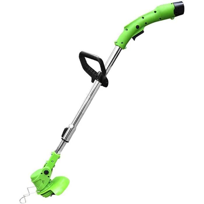 Coupe-bordures sans fil 2 en 1, avec batterie lithium 20V 2,0 Ah, tête