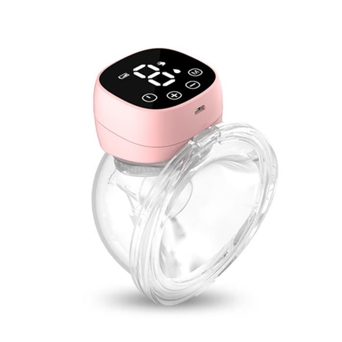 Tire-lait électrique Main Libre - 5 Modes, 15 Niveaux - Silencieux (40 DB) - Rechargeable, Affichage LED - 24 Mm
