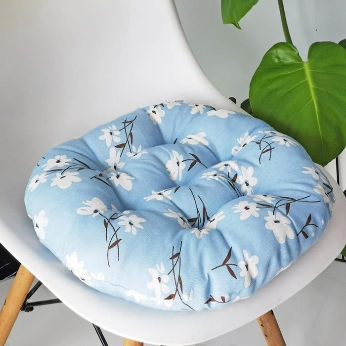 Papasan Coussin de chaise rond imperméable pour extérieur, jardin, balcon et salon