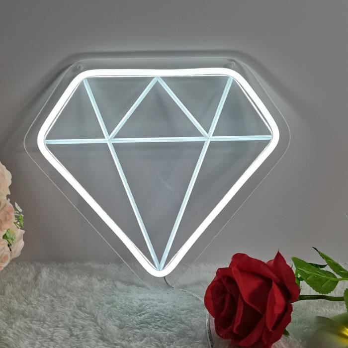 50 flat led (diamant) #44 pour tout flipper (BLANC CHAUD