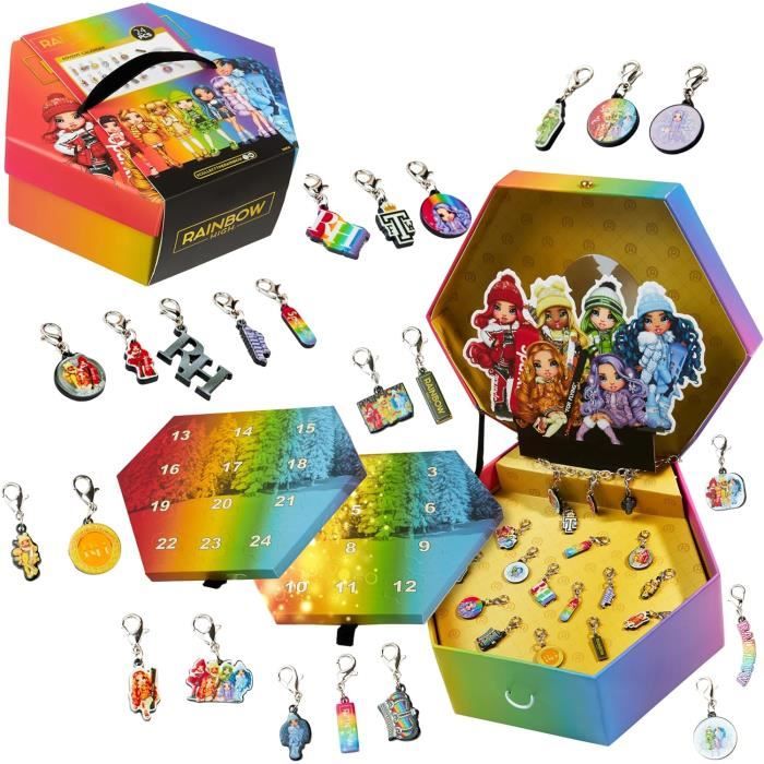 Calendrier De L'Avent 2023 Bijoux Bracelet Et Charms Enfant Fille Advent Calendar Officiel[n1690