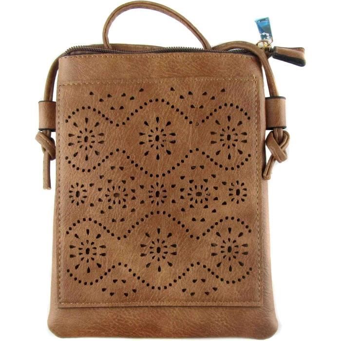 Sac à Dos Femme Antivol Aucuu - Mini Sac Bandoulière Nylon Léger - Idéal Voyage, Travail Ou Shopping
