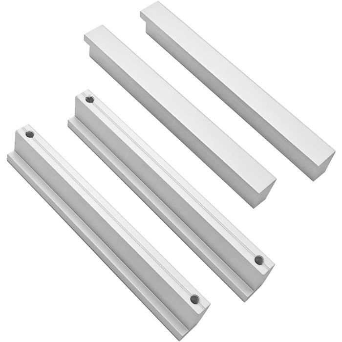 Porte-Craie Aluminium Argenté – Lot De 2 – Diamètre 9 Mm – Jojomino