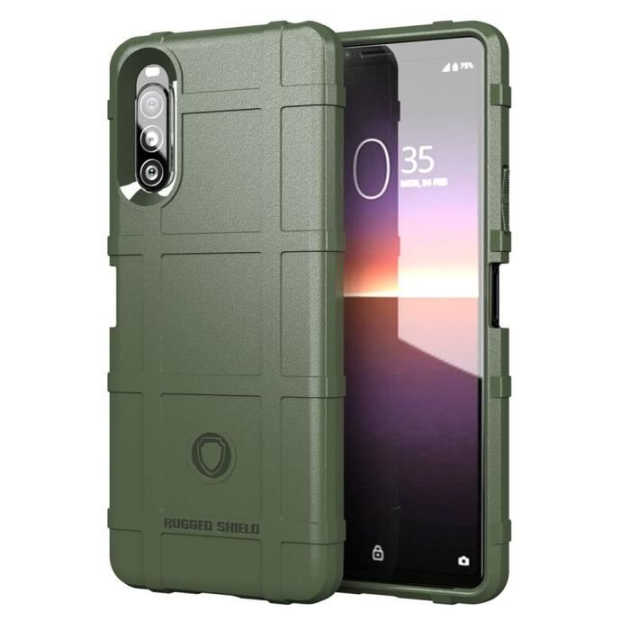 Coque Flip Cover Pour Sony Xperia 10 III - Cuir Synthétique, Charge Qi, Motif