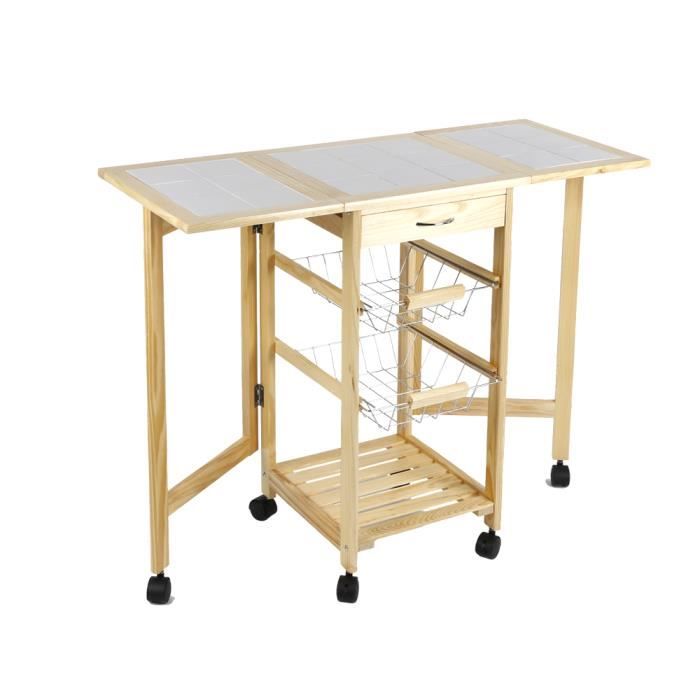Multifonction Desserte De Cuisine A Roulettes Chariot De Cuisine Plans De Travail Rabattables Multi Rangements Tiroir Etagere Achat Vente Desserte Billot Multifonction Desserte De Cdiscount