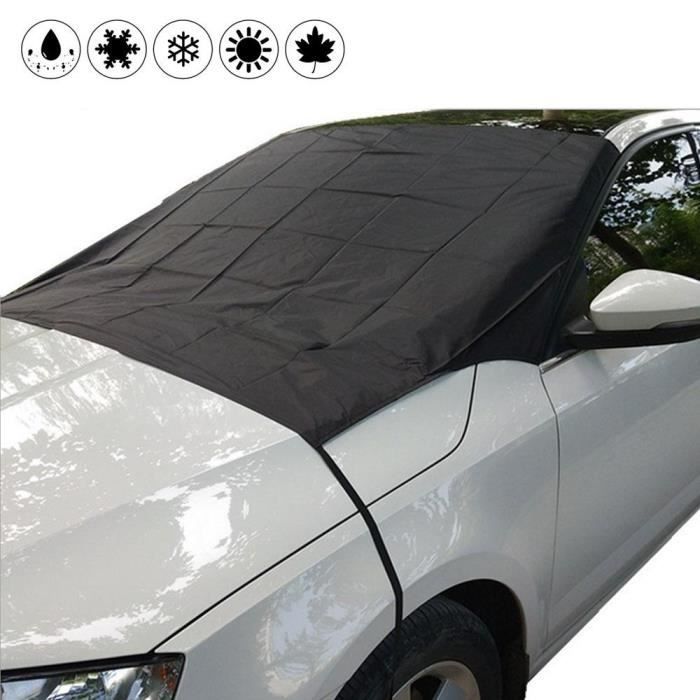 Efuture Couverture De Neige Pare Brise Couverture De Tamis Magnetique Soleil Glace Givre 210 120cm Noir Achat Vente Bache De Protection Efuture Couverture De Neige Cdiscount