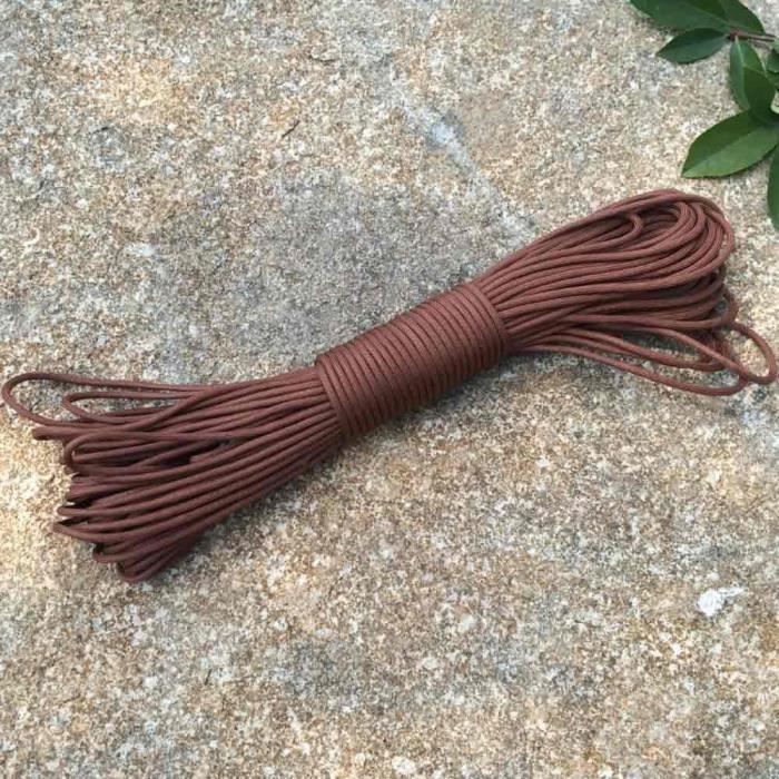 Corde Parachute De Survie 15m – Coupe à La Longueur Souhaitée, Couleur Kaki, Multi-usages