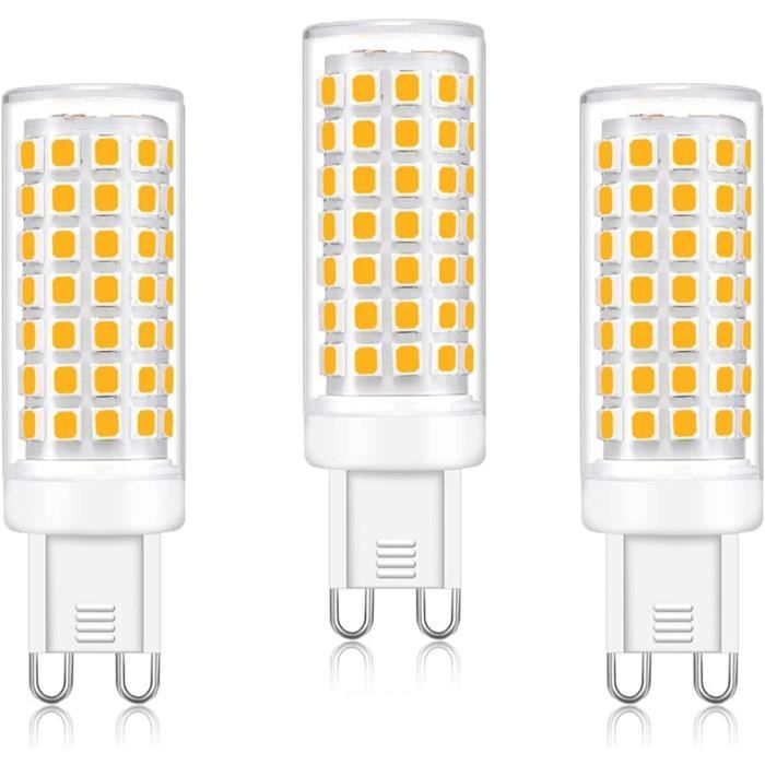 Ampoule LED G9 7W Dimmable équivalent 70W Halogène, 700LM, Économie d