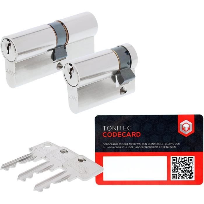 Cylindre de serrure Abus C73 N+G GS - Profilé - Avec fermeture ...