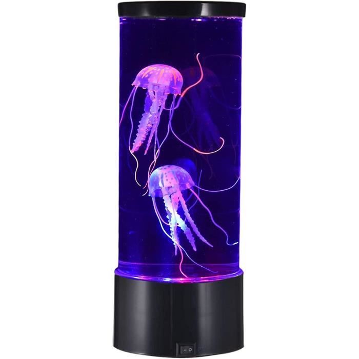 Lampe Méduse, Lampe LED à Lave Méduse, Mini Lampe Méduse, Lampe