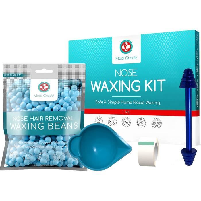 Cire Épilatoire Nez 50g Cire Épilation Nez Sûre & Simple pour Usage à