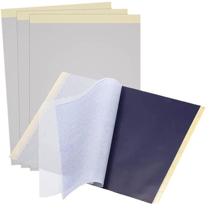Papier Transfert Tatouage 40 Feuilles A4 - 4 Couches - Compatible Imprimante Thermique