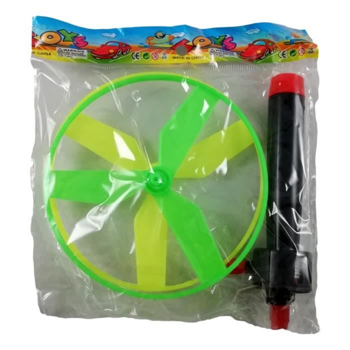 TIutmivo 10 Hélicoptères Jouets Volants Avec Poignées - Jeu D'Extérieur Pour Enfants Dès 3 Ans - Cadeau Anniversaire Noël