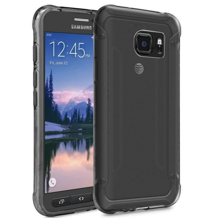 Galaxy S7 Active Etui Housse Coque de protection Ultra Fine Silicone TPU Gel Pour Samsung Galaxy S7 Active Jelly Noir Cdiscount Telephonie