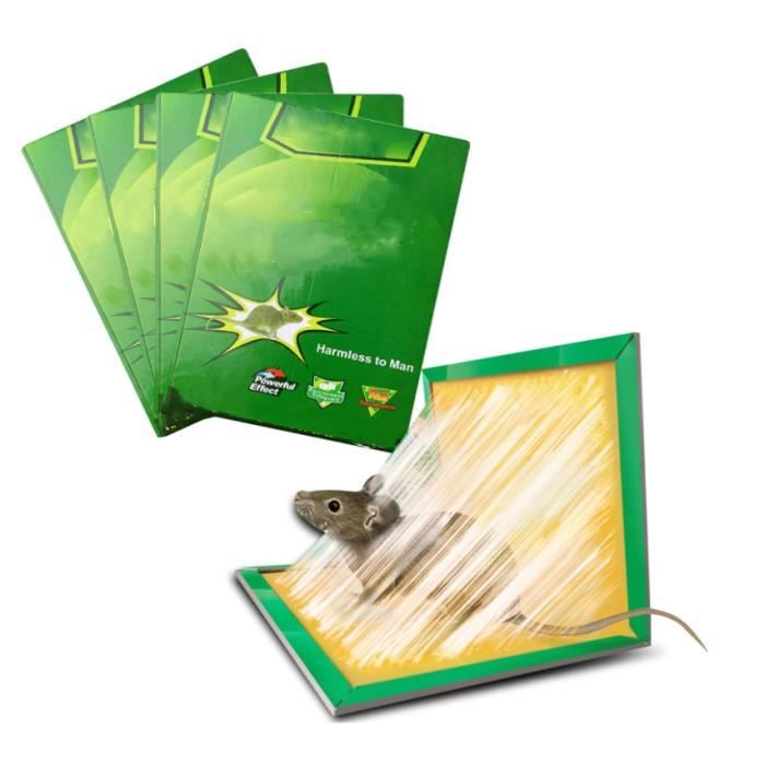 à Souris ,Pièges à Rats,Plaques Collantes Souris, Plaques de glu Anti Souris Anti Rat - (Couleur aléatoire) Lot de 5