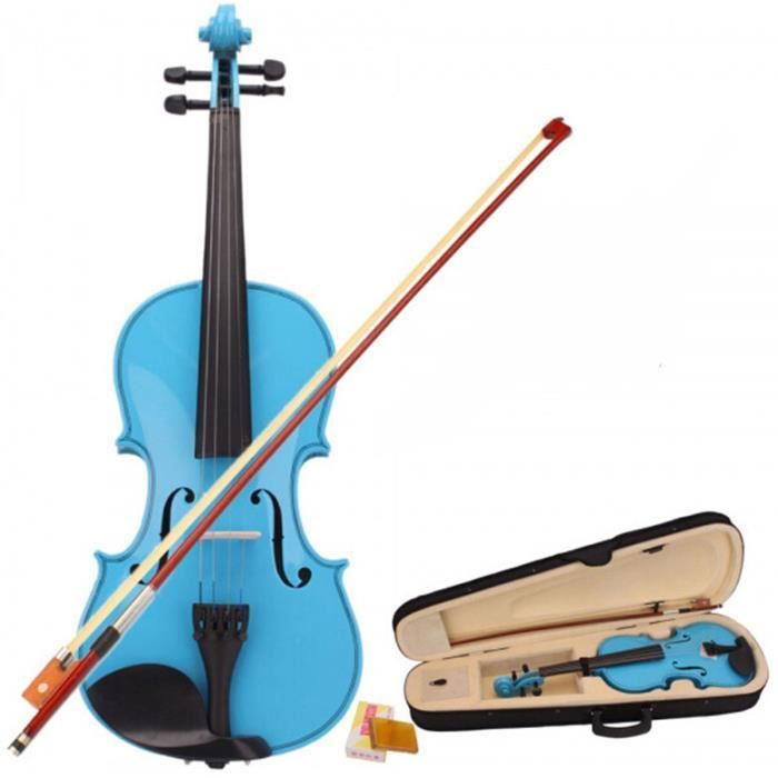 Violon Taille 3/4 Pour Débutants - Avec étui Rigide Et Archet - Bois D'érable Et De Tilleul